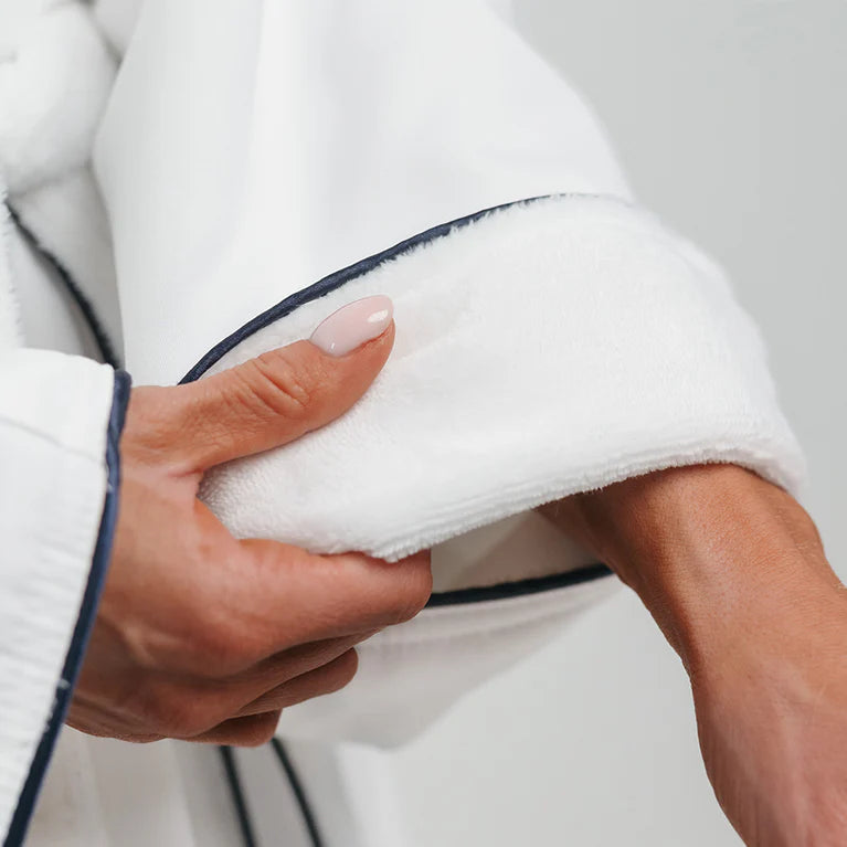 Luxury Robe with Circadia's Iconic Blue Piping